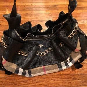 Burberry Quilted Chain Strap Shoulder Bag